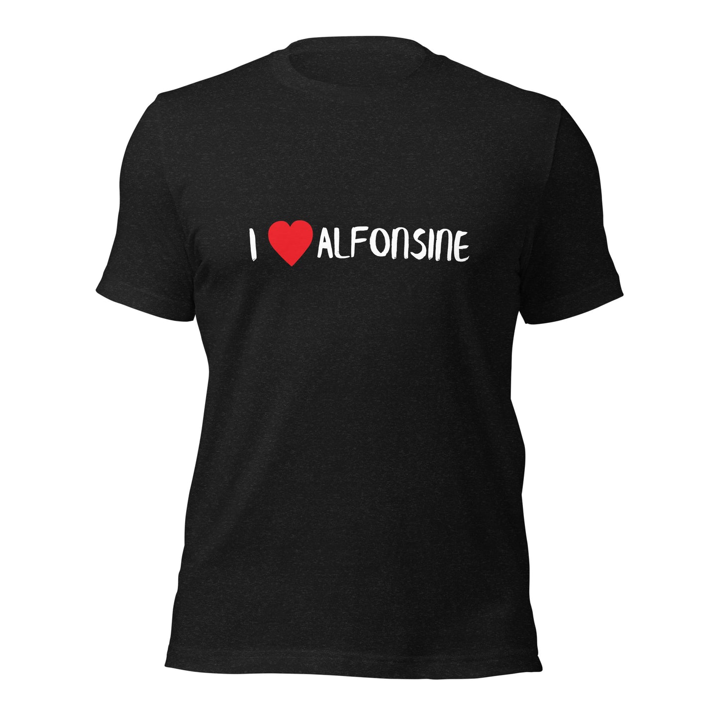 T-shirt unisex in cotone "Alfonsine nel cuore"